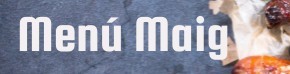 menú maig